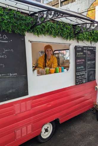 Juice bar interior